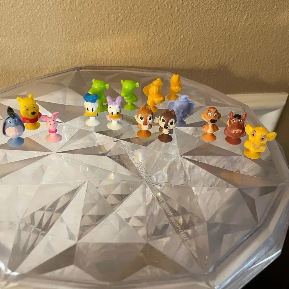 Disney Miniature Popz Figures Pooh Lion King Donald 16 total